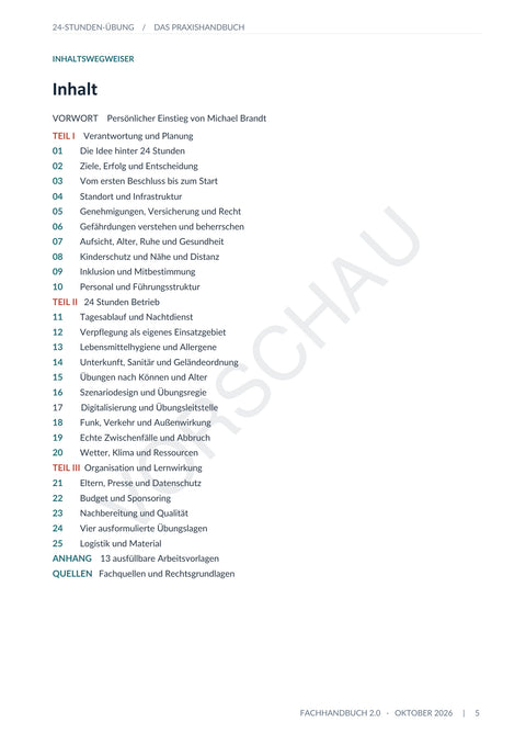 Das große 24-Stunden-Übung Handbuch