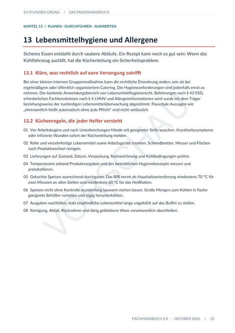 Das große 24-Stunden-Übung Handbuch