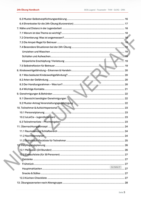 Das große 24-Stunden-Übung Handbuch